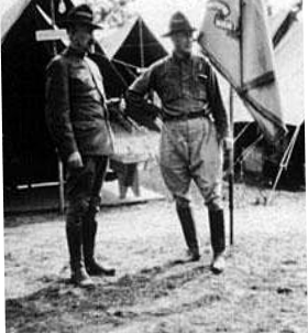 Colonel Westnedge with Regiment