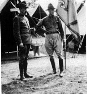 Colonel Westnedge with Regiment