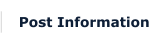 Post Information