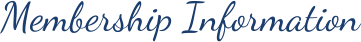 Membership Information