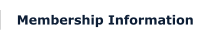 Membership Information