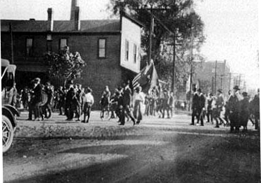 Colonel Westnedge’s funeral procession circa 1920